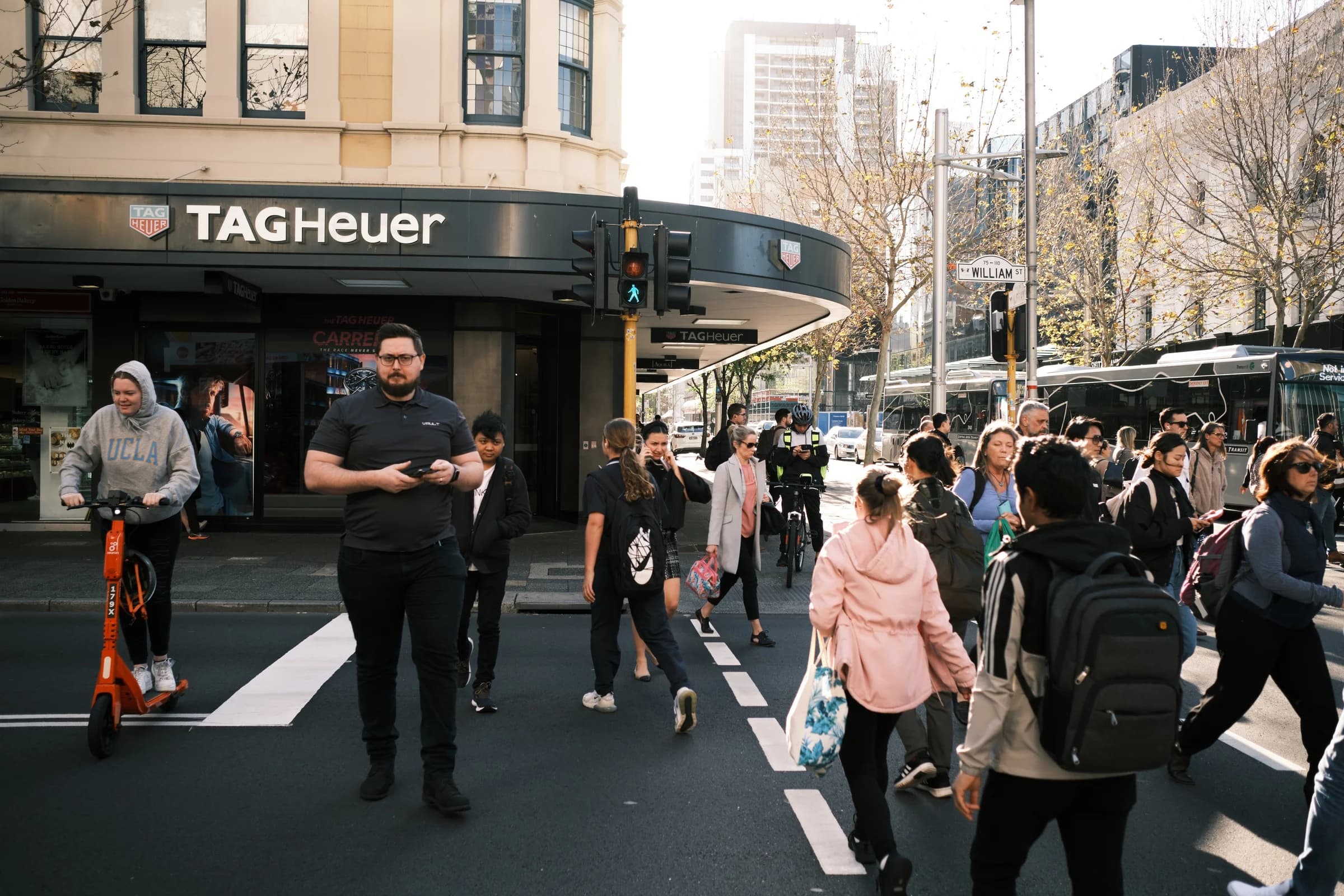 Crossing William Street
